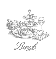 Lunch illustration