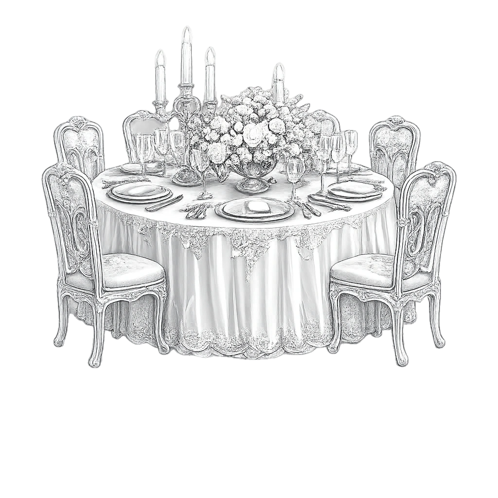 Rehearsal dinner illustration
